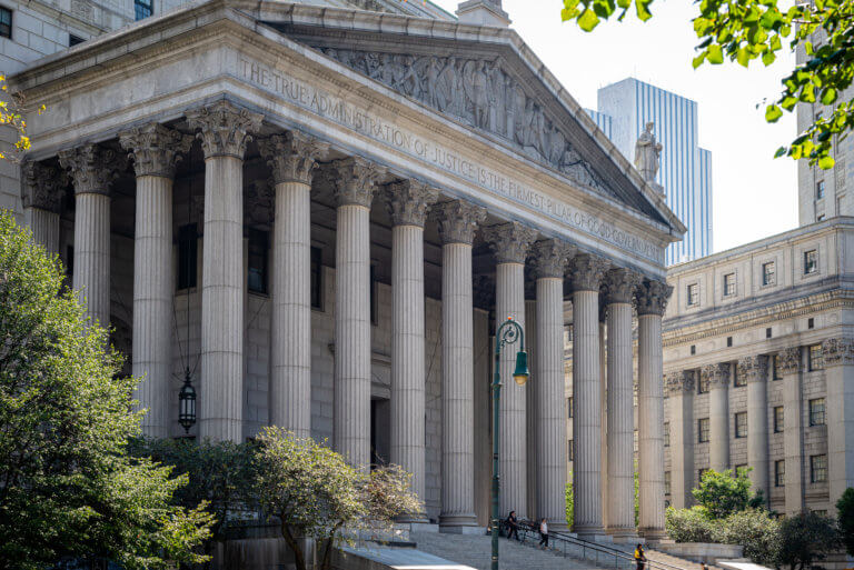 New York courthouse