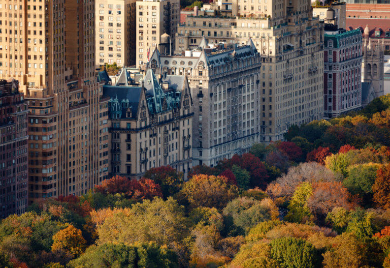 Hotels in upper Manhattan a glimpse of Central Park